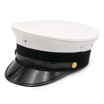 Midway Cap Co. 113 Bell Crown Cap - White